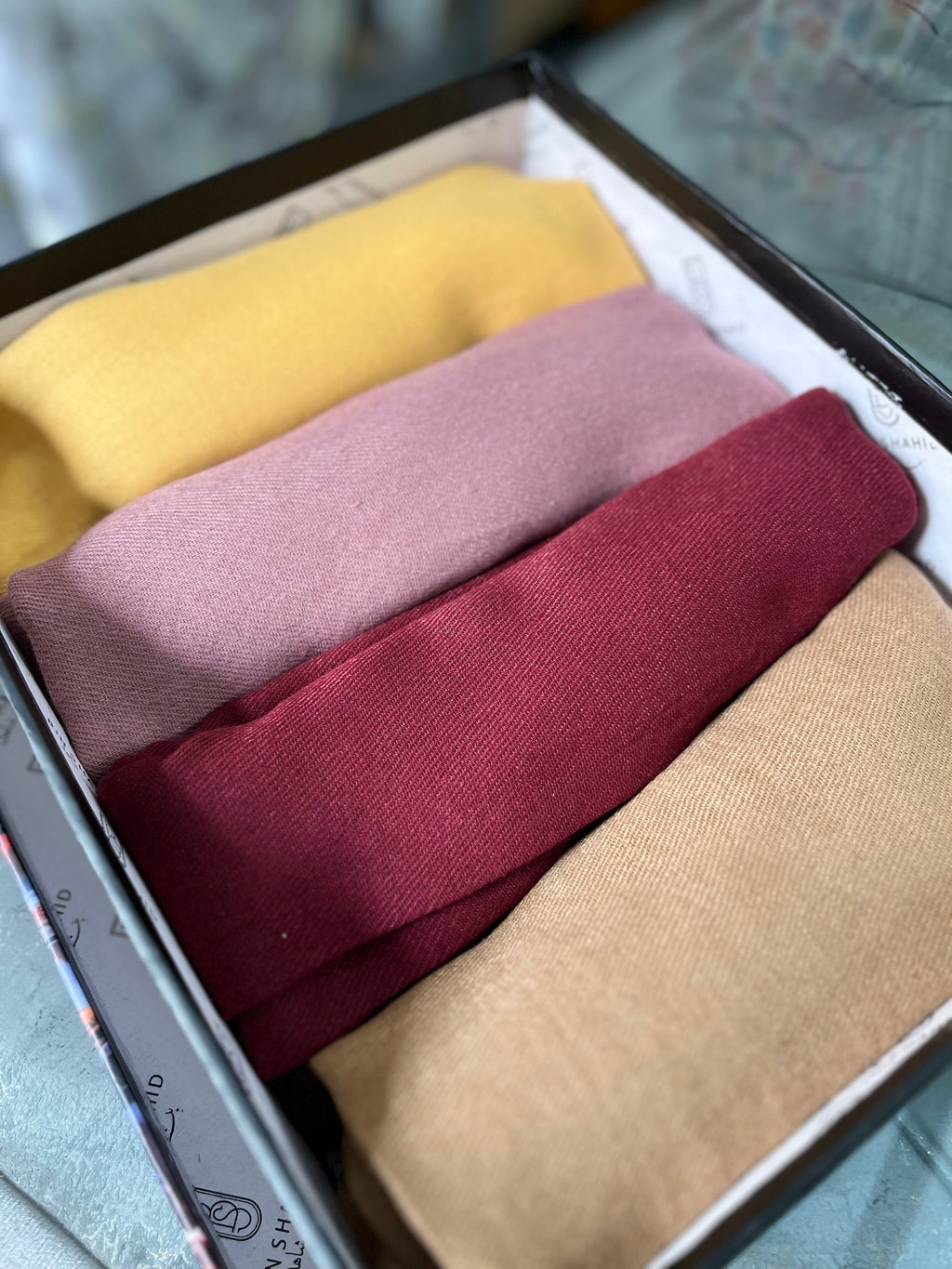 CHASMERA WOOL- BUNDLE OF 4 HIJAB WITH FREE HIJAB CAB
