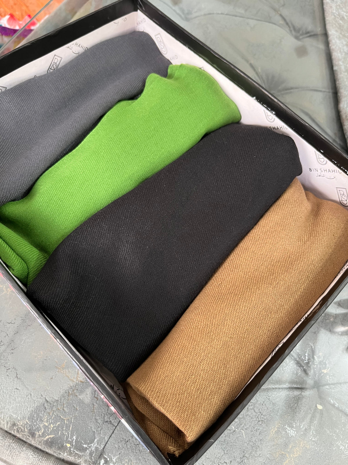 CHASMERA WOOL- BUNDLE OF 4 HIJAB WITH FREE HIJAB CAB