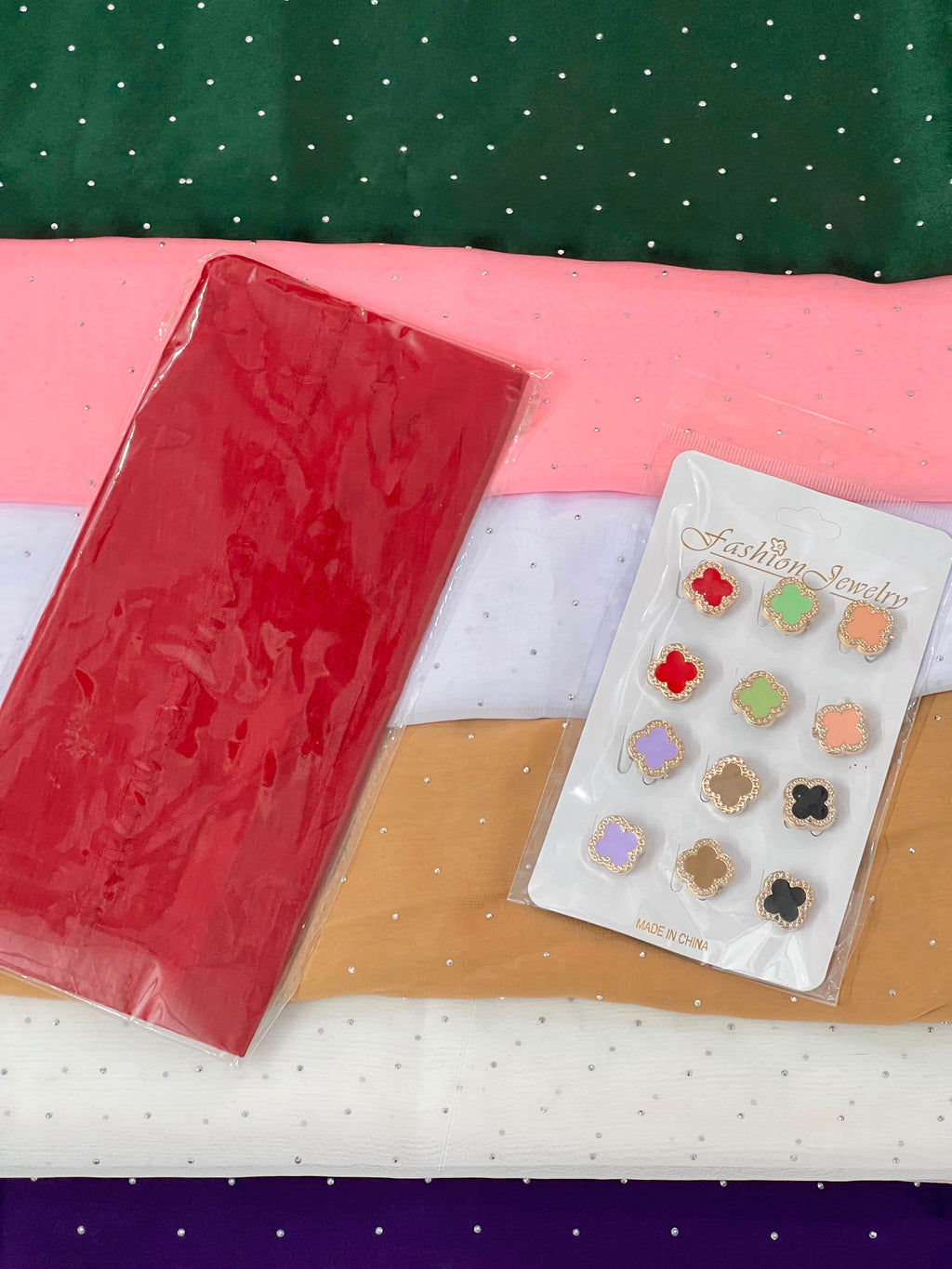 Stone Chiffon Hijab - Bundle of 6