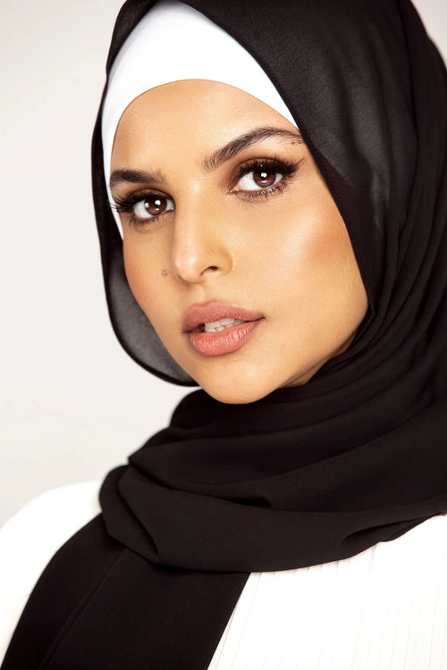 Chiffon Georgette - Black