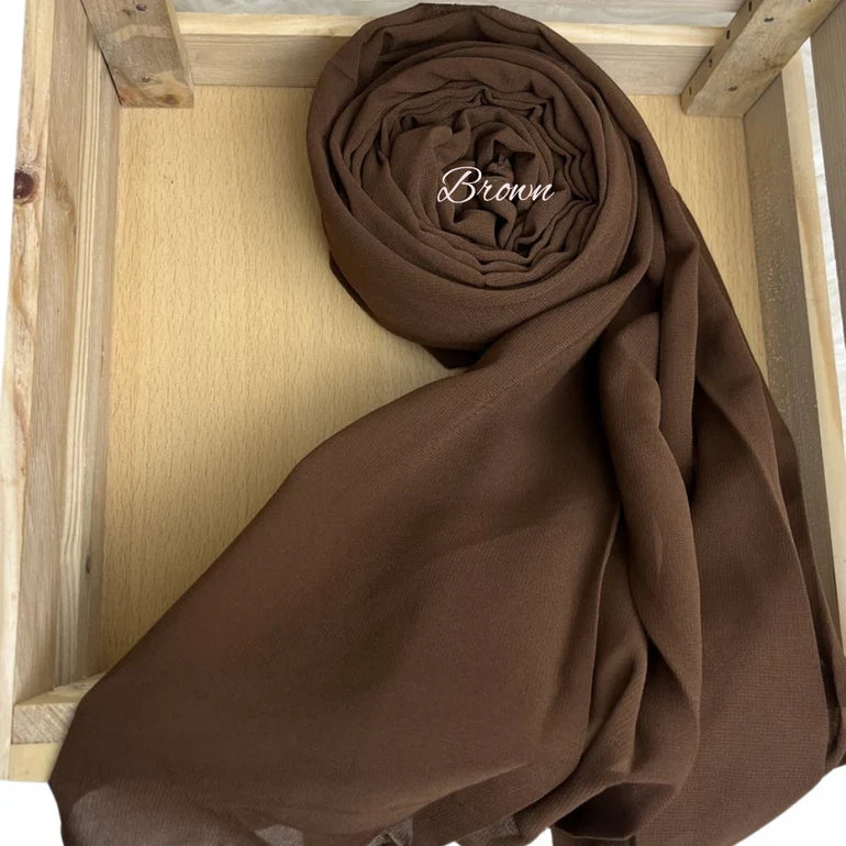 Chiffon Georgette - Brown