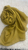 Chiffon Georgette -Buttermustard