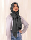 Chiffon Georgette - CharCoal