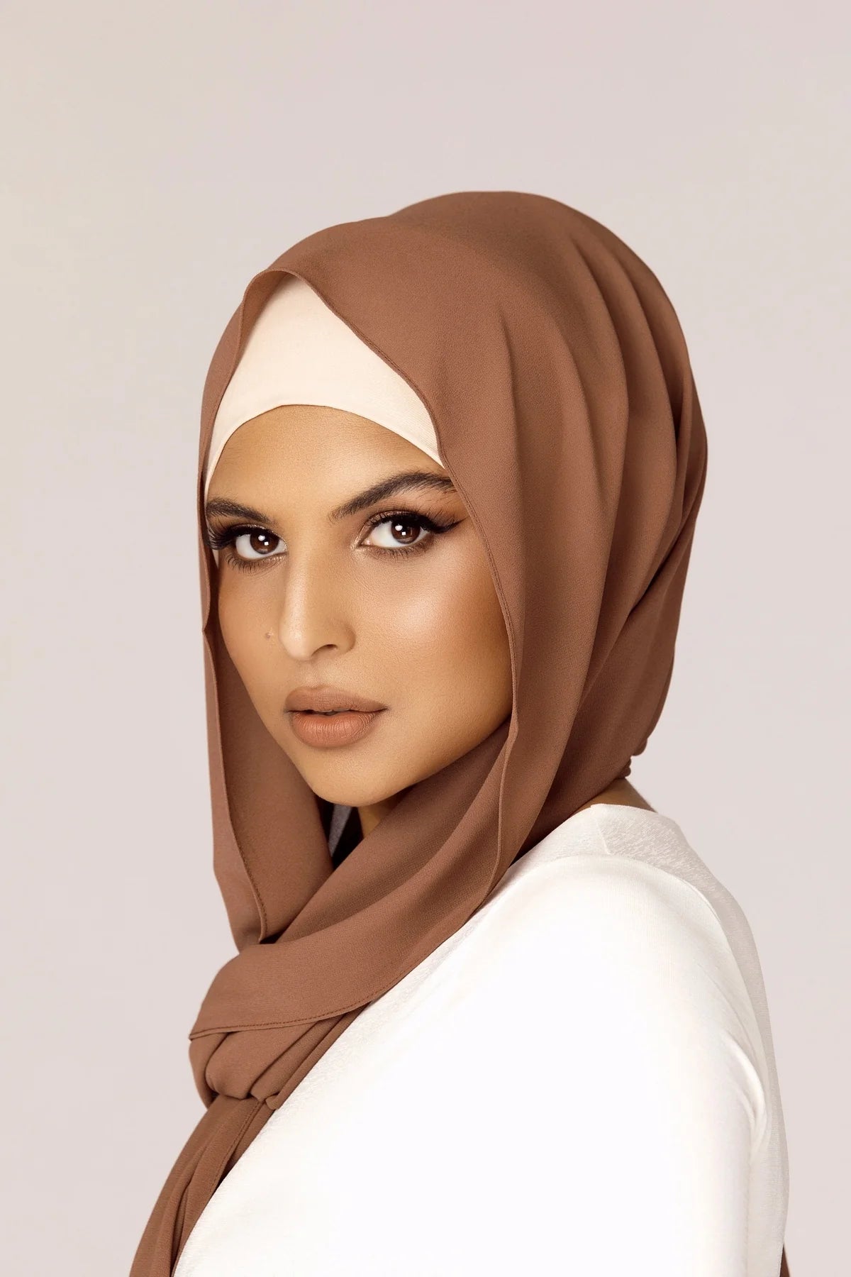 Chiffon Georgette - Coffee Brown