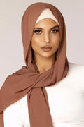 Chiffon Georgette - Coffee Brown