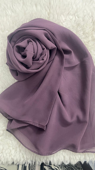 Chiffon Georgette - Faded Purple
