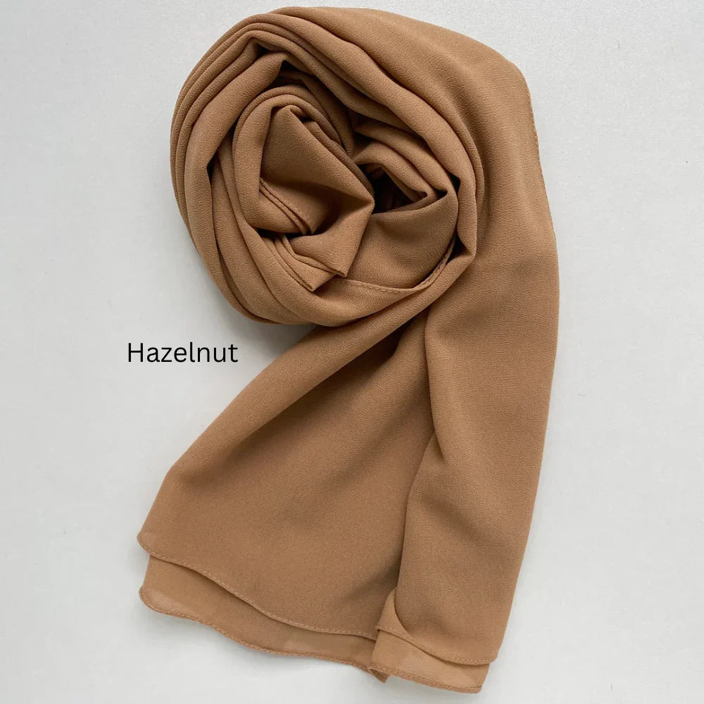 Chiffon Georgette - Hazelnut