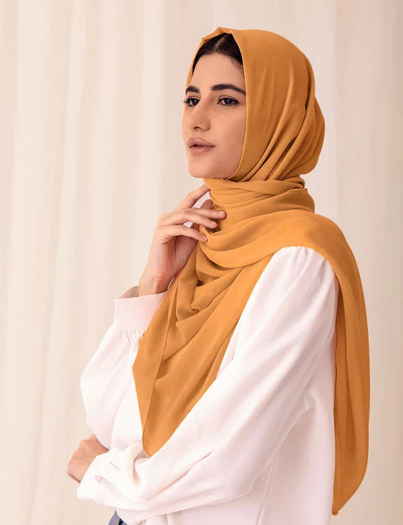 Chiffon Georgette - Mustard