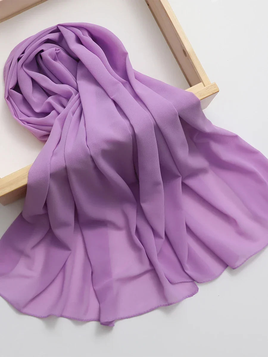 Chiffon Georgette - Pastel Purple