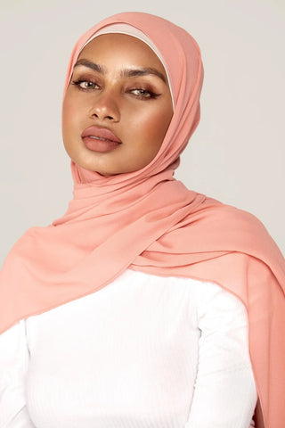 Chiffon Georgette - Soft peach