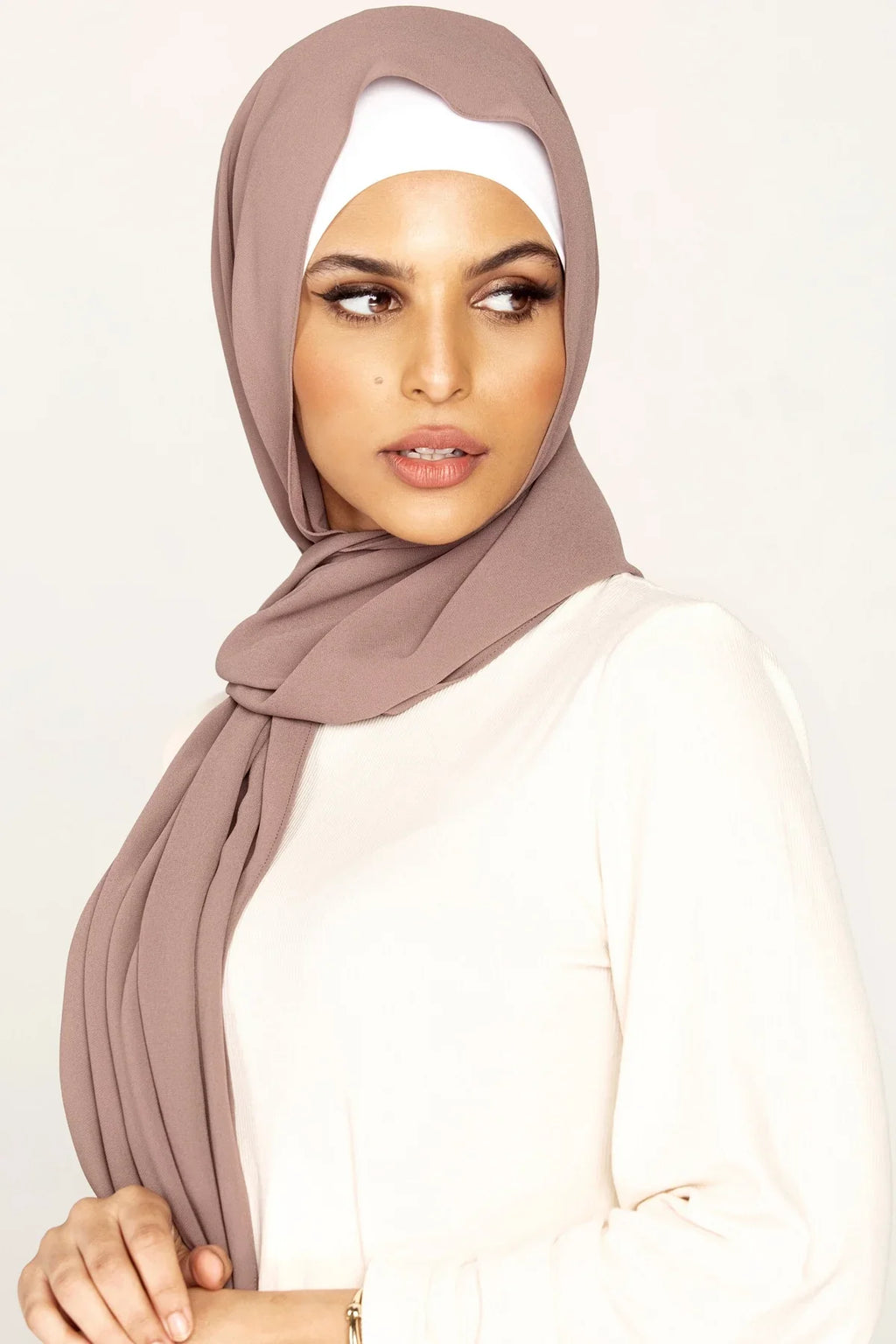 Chiffon Georgette - Taupe_brown