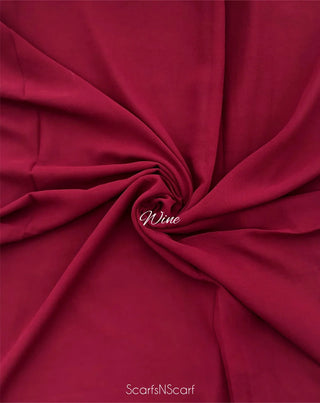 Chiffon Georgette - Wine