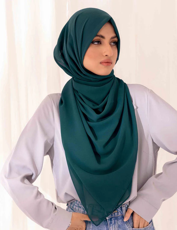 Chiffon Georgette - Zinc